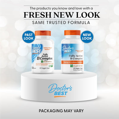 Dr Best Fully Active B Complex 30 Veggie Capsules - Vitamins & Minerals - Image 2