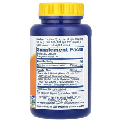 RenewLife Cleanse More - Natural Condition Support, 60 Capsules - Image 2