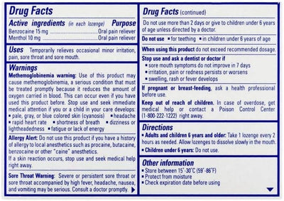 Chloraseptic Max Sore Throat Lozenges - Wild Berries, 18 Count - Image 2