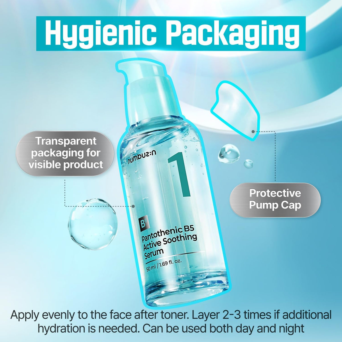 Numbuzin Pantothenic B5 Active Soothing Serum - Face Serum & Treatment, 50ml - Image 8