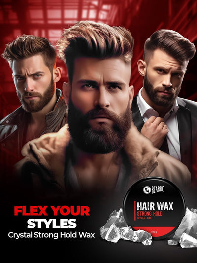 Beardo Hair Wax Strong Hold Crystal - 100g - Image 5