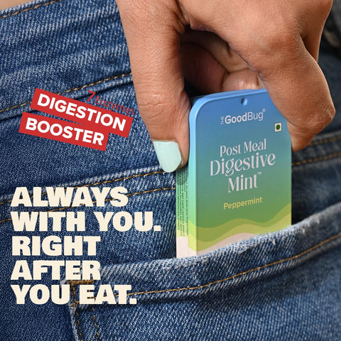 The Good Bug Post Meal Digestive Mint: Papermint (Pack of 14)
