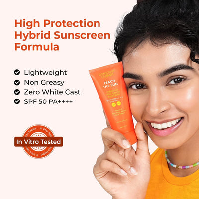 Conscious Chemist Peach The Sun Sunscreen SPF 50 PA++++ - 50g - Image 5