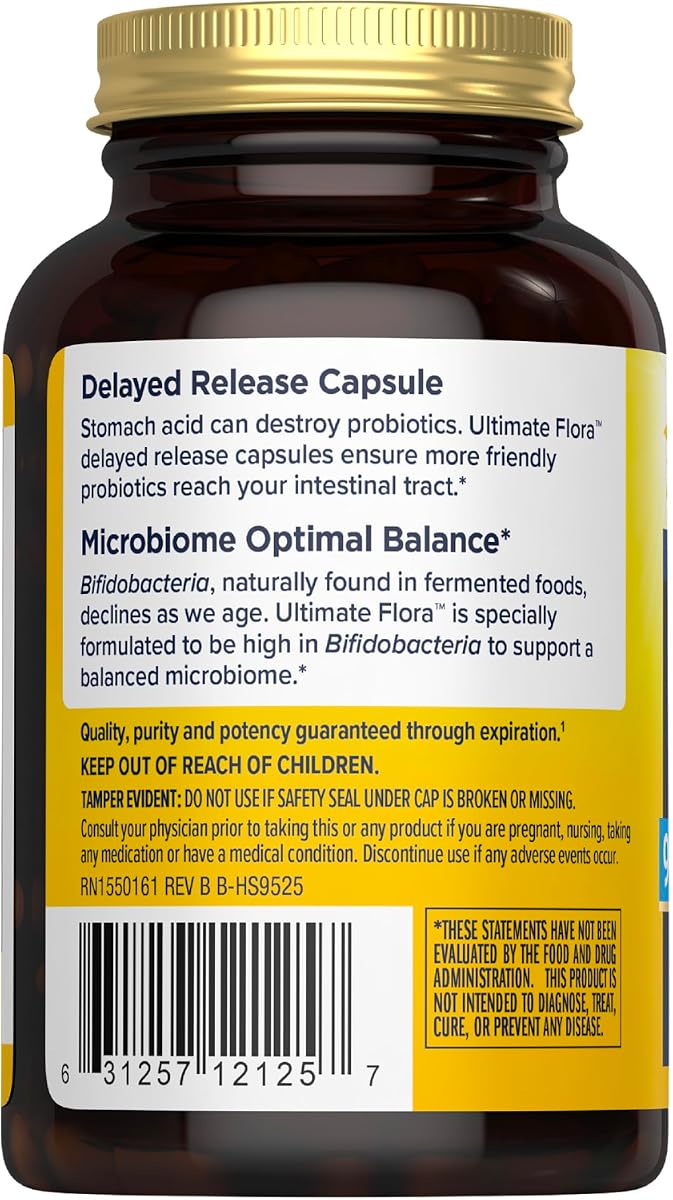 Renew Life Ultimate Flora Men's Probiotic - 90 Billion CFU, 30 Capsules - Image 3