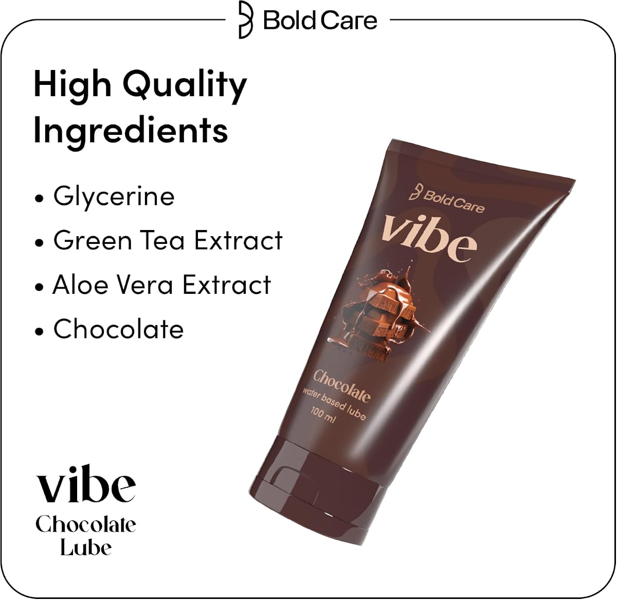 Boldcare Vibe Strawberry - Natural Water-Based Personal Lubricant - 100 ml - Image 4