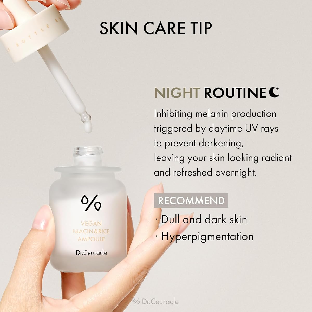 Dr.Ceuracle Vegan Niacin & Rice Ampoule - Face Serum, 30ml - Image 5
