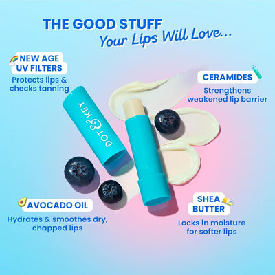 Dot & Key Lip Balm with SPF 50 - Blueberry Bliss - 4.5g - Image 4