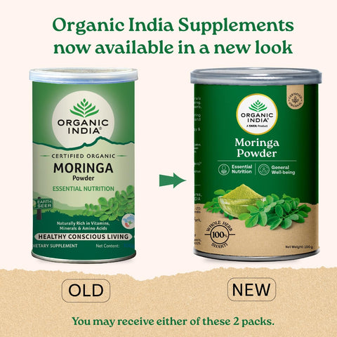 ORGANIC INDIA Moringa Powder Can 100g