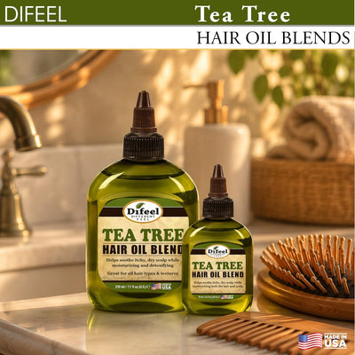 Difeel Premium Natural Tea Tree Hair Oil - 75ml - Image 3