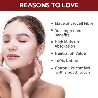 Nykaa Skin Secrets Acai Berry & Pomegranate Sheet Mask - Hydrating, 1 Sheet - Image 2