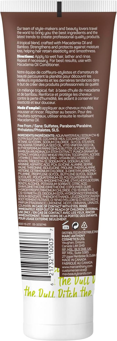 Marc Anthony Macadamia Oil Shampoo - 250ml - Image 2