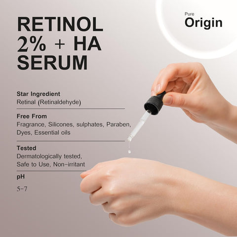 Esse Beauty Pure Origin Retinol 2% + Ha Serum 30Ml