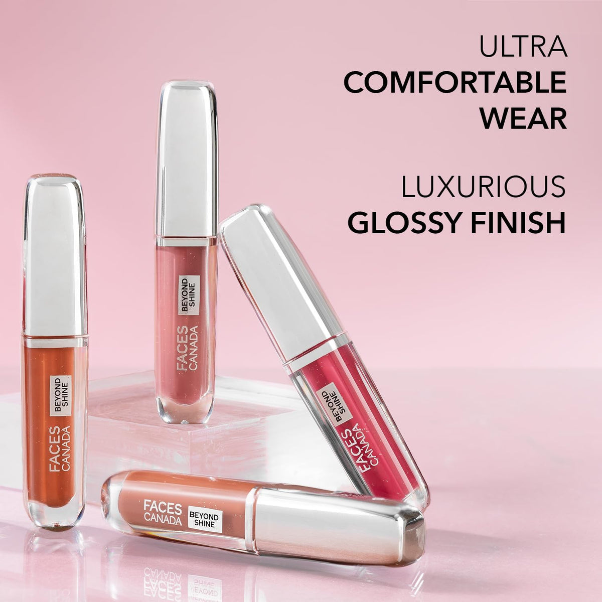 Faces Canada Beyond Shine Lip Gloss, Homegirl 02, 3ml - Image 2
