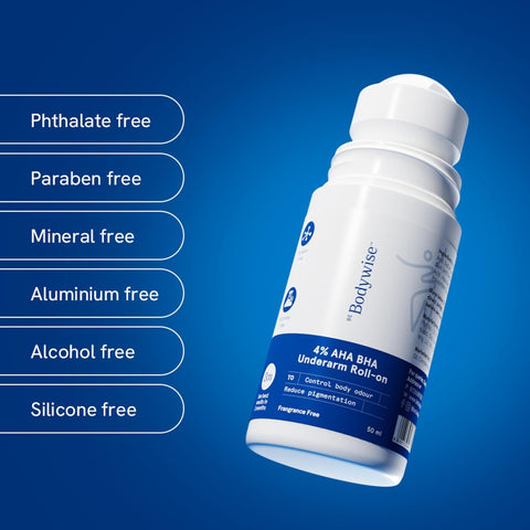 Bebodywise 4% Aha Bha Underarm Roll On - Flora (50 Ml)