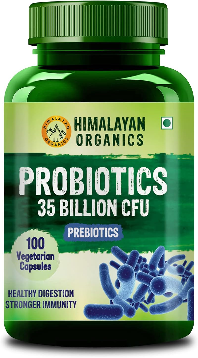 Himalayan Organics Probiotics 50 Billion CFU with Prebiotic 60 Tablets