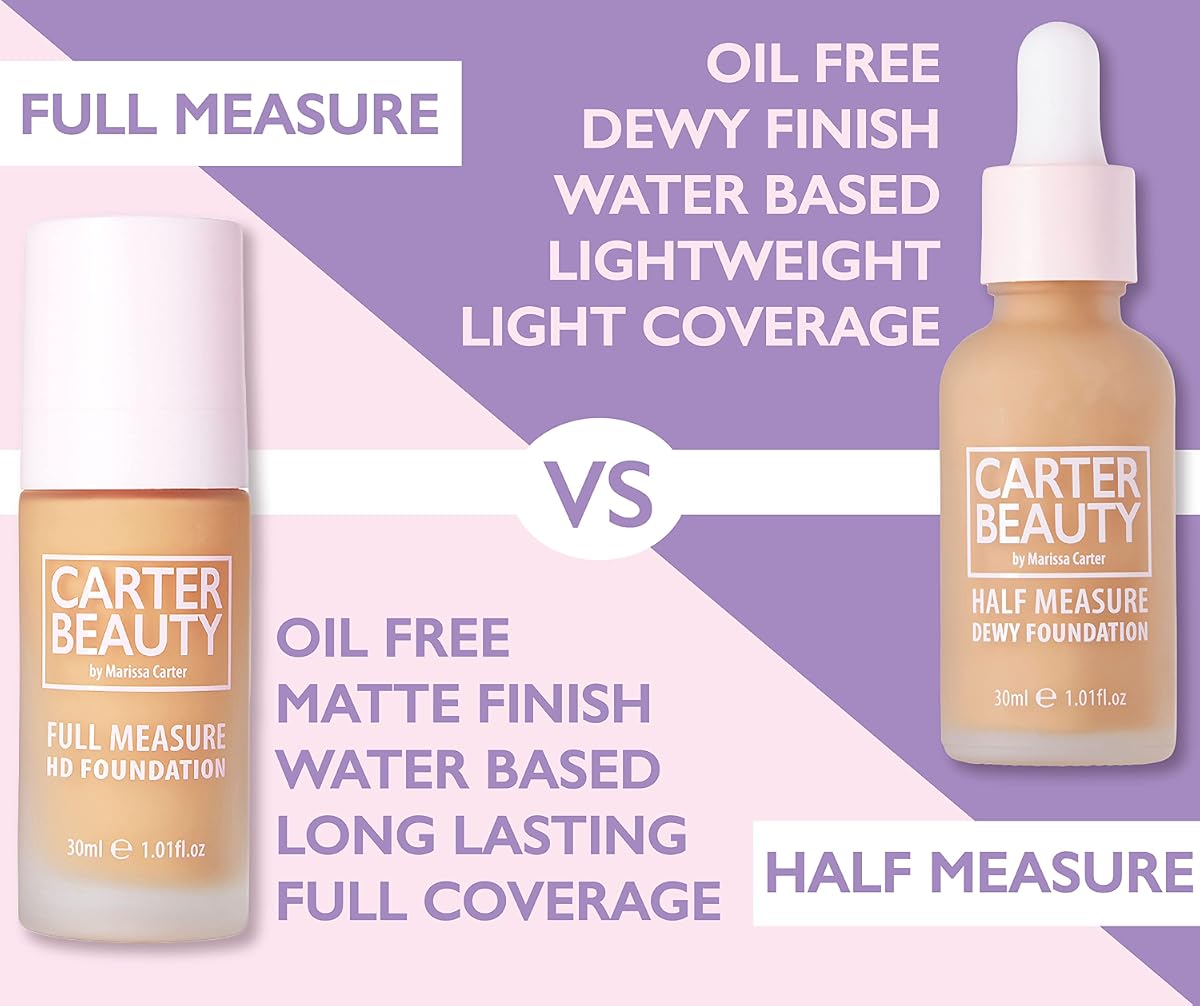 Carter Beauty Full Measure HD Foundation - Creme Brulee, Matte Finish, 1.01 Oz - Image 2