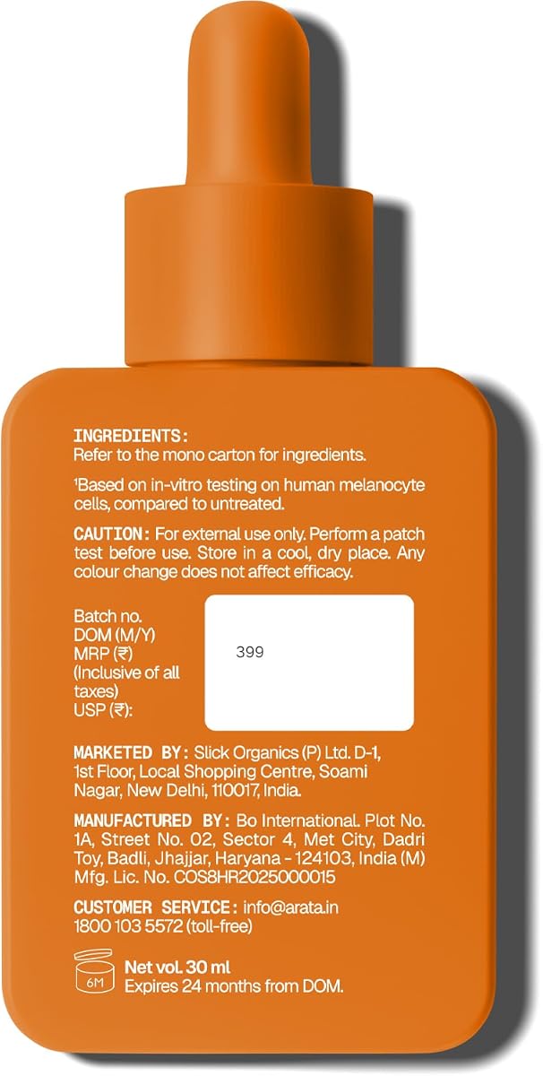 Arata Vitamin C Face Serum - Anti-Aging & Collagen Boosting, 30 ml - Image 7
