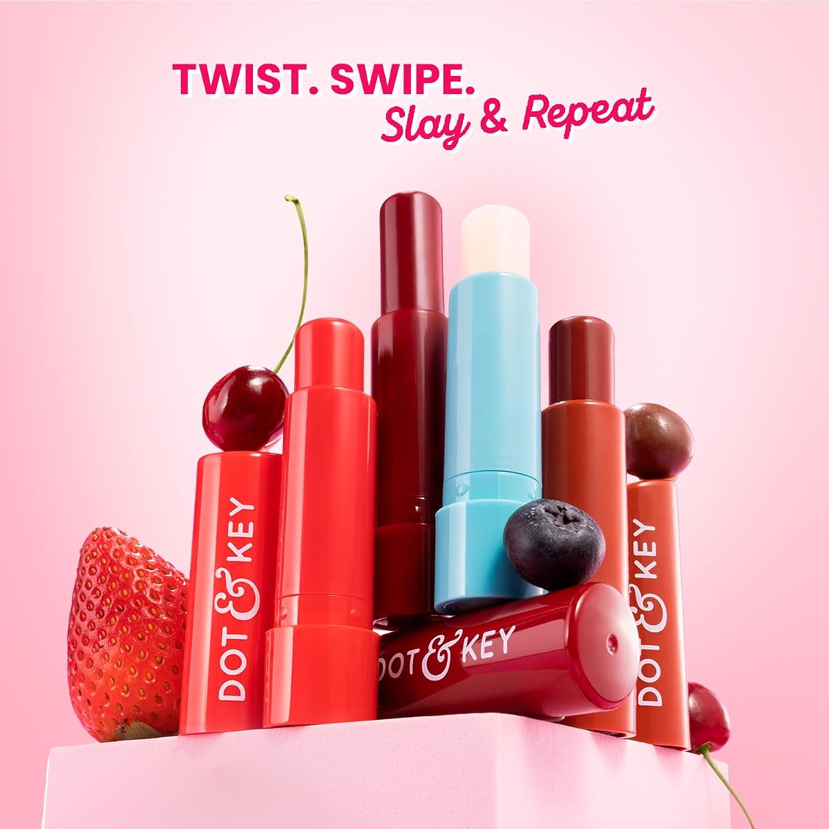 Dot & Key Lip Balm SPF 50 with Cherry Crimson - 4.5g - Image 8