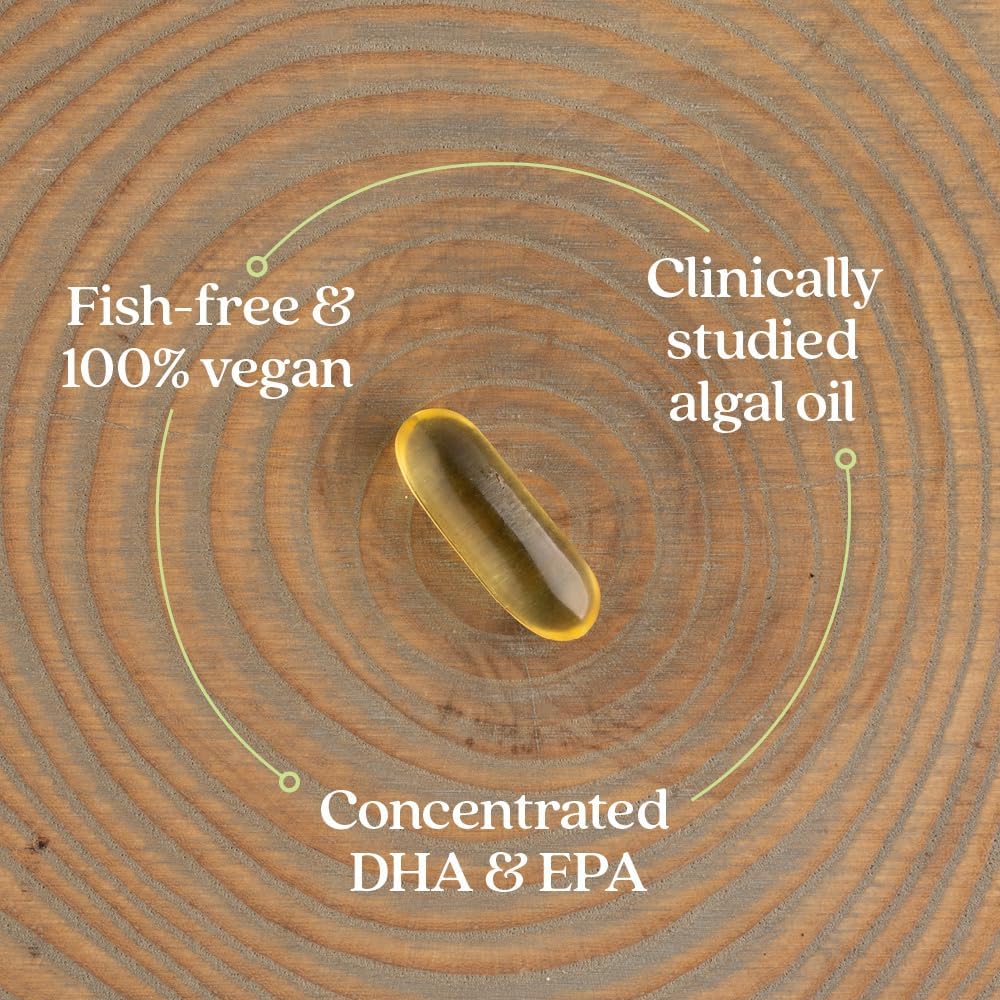 New Chapter Vegan Omega-3 Complex - Algae Oil DHA/EPA/DPA - 30 Softgels - Image 3