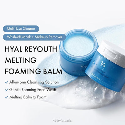 Dr.Ceuracle Hyal Reyouth Melting Foaming Balm - 100ml Face Cleanser - Image 2