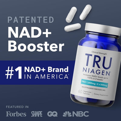 TRU NIAGEN NAD+ Beauty Supplement - 1000mg Nicotinamide Riboside, 30 Capsules - Image 3