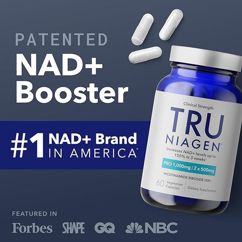 TRU NIAGEN PRO NAD+ Supplement for Anti Aging and Cell Regeneration, 1000 mg