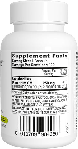 P3-OM - Probiotic and Prebiotic Supplement 120 Capsules