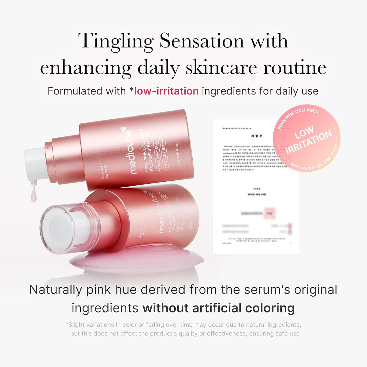 Medicube PDRN Pink Collagen Exosome Shot Serum - Skin Booster, 30ml - Image 4