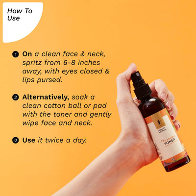 Pilgrim 1% Vitamin C Toner - Face Serum, 100ml - Image 5
