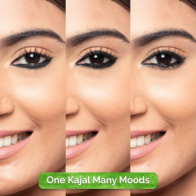 Mamaearth Charcoal Black Long Stay Kajal - Waterproof, Vitamin C & Chamomile, Retractable, 1 Unit - Image 4