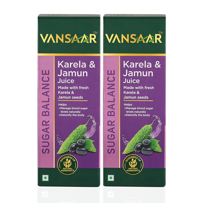 Vansaar Karela Jamun Juice - Functional Hydration, 1 Litre