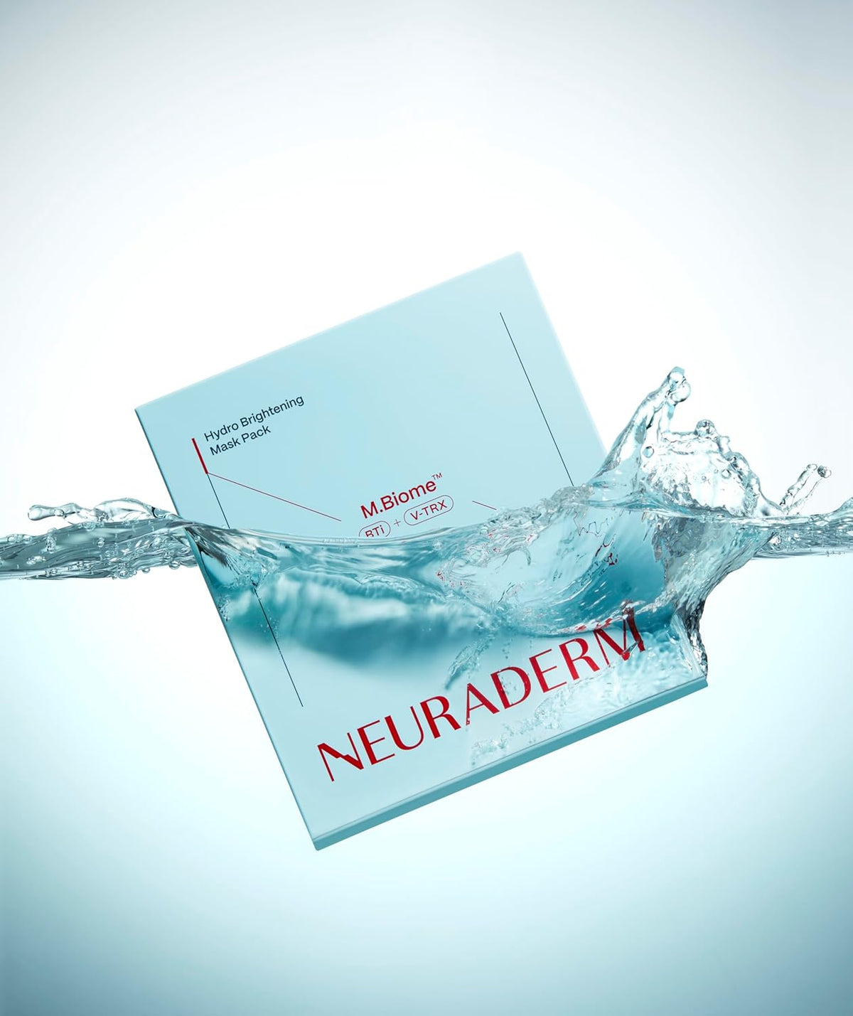 Neuraderm Hydro Brightening Facial Sheet Mask, Radiant Complexion Serum - Pack of 5 - Image 3