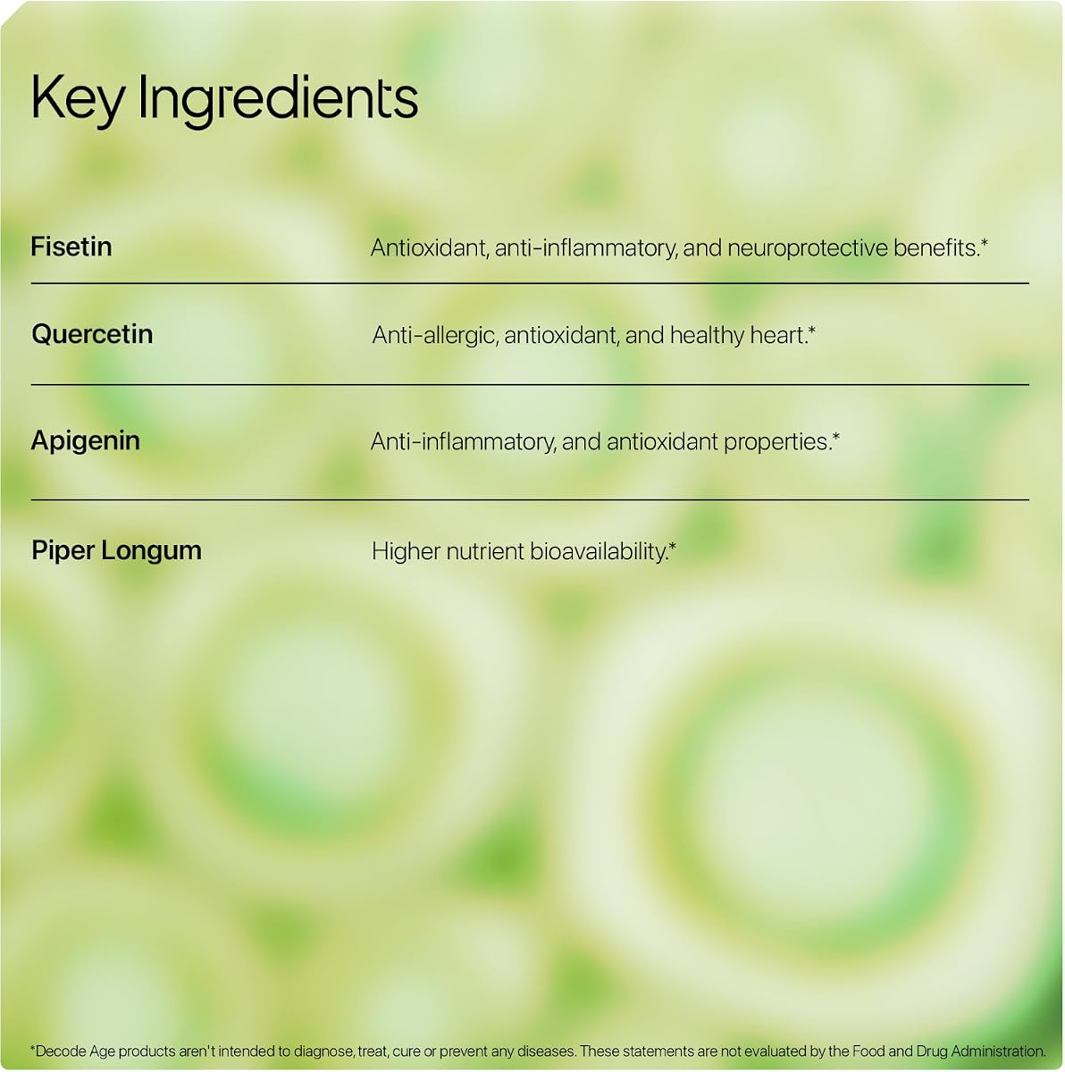 Decodeage SeneVit Capsules - Senolytic Blend with Fisetin, 30 Vegan Capsules - Image 4