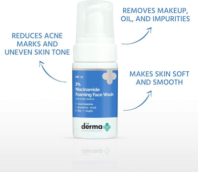 The Derma Co 3% Niacinamide Foaming Face Wash - 100 ml - Image 5