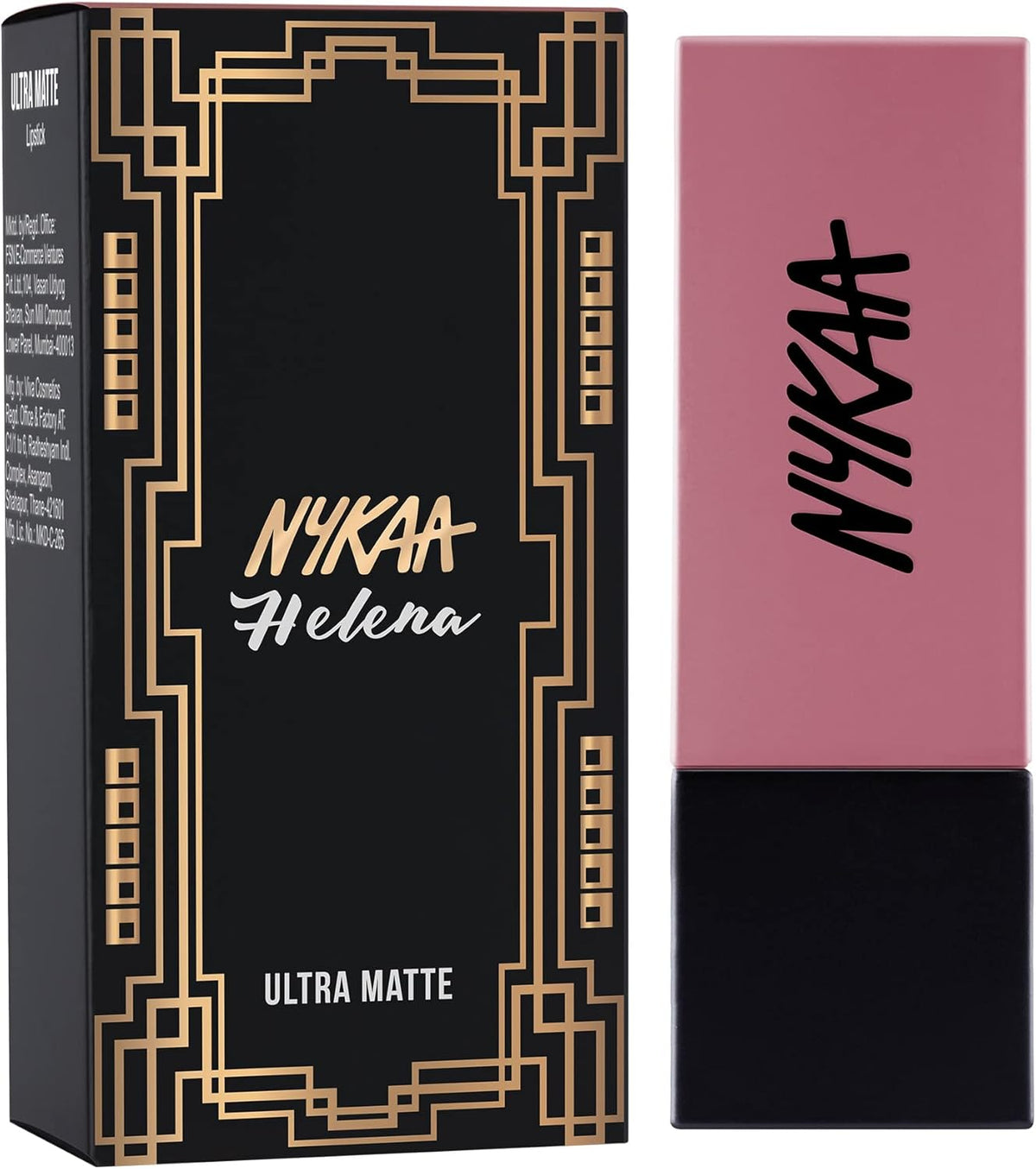 Nykaa Ultra Matte Lipstick Helena 12 - Luxurious Colour Cosmetics, Single Unit - Image 2