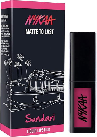 Nykaa Matte To Last Liquid Lipstick Sundari26 - Image 4