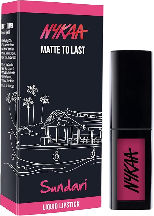 Nykaa Matte To Last Liquid Lipstick Sundari26 - Image 4