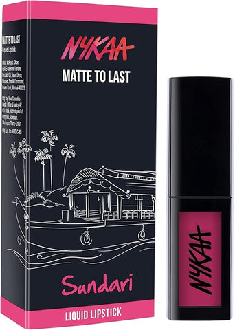 Nykaa Matte To Last ! Liquid Lipstick  Sundari26