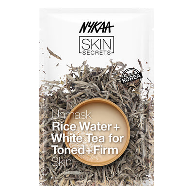 Nykaa Sheet Mask - Rice Water & White Tea - Hydrating & Refreshing - Single Pack