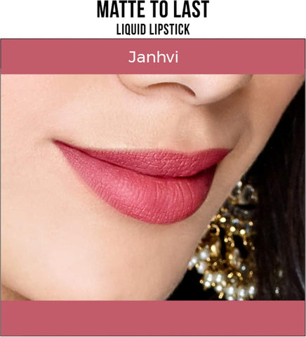 Nykaa Matte To Last ! Liquid Lipstick  Janhvi  23