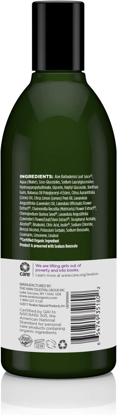 Avalon Organics Lavender Bath & Shower Gel 355ml - Image 5