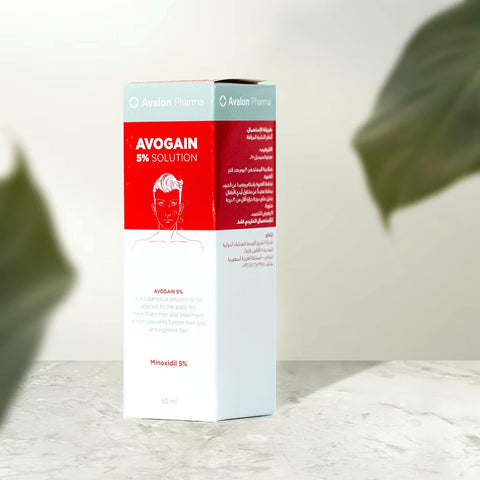 Avogain 5% Minoxidil Solution 2 Months Supply Pack of 2