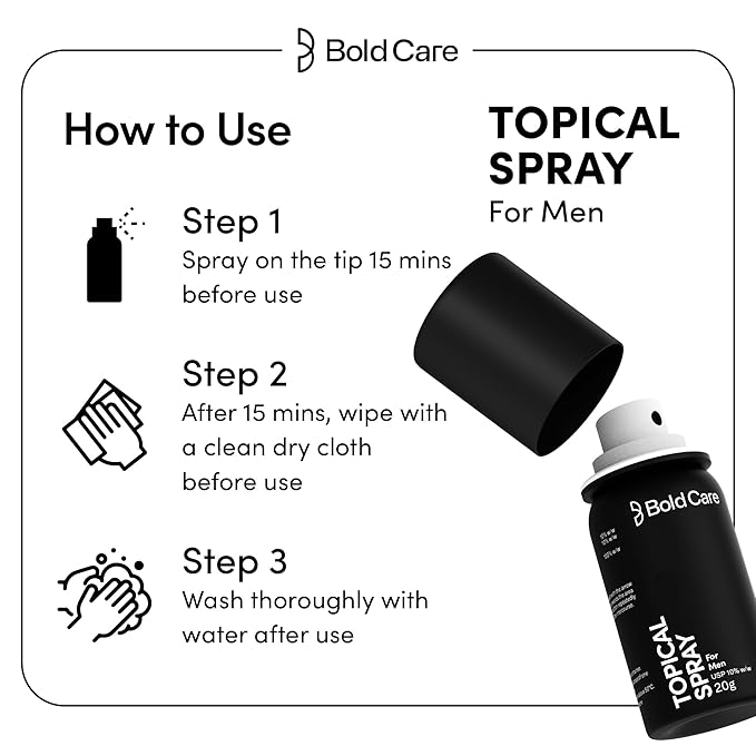 Boldcare Extend Delay Spray for Men - Grooming Aid, 20g - Image 4