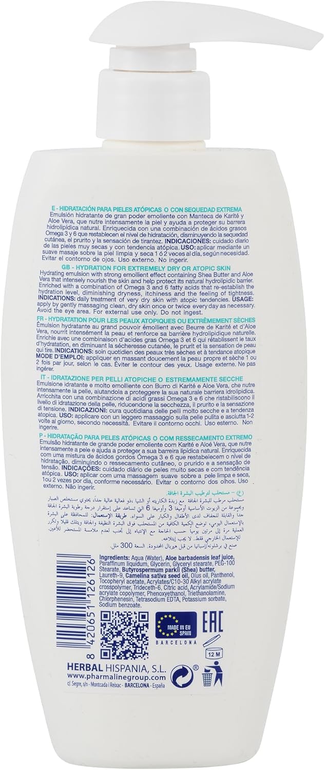 PharmaLine Atopic Body Milk - Body Care, 300ml - Image 2