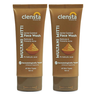 Clensta Multani Mitti Acne Control Face Wash - 100gm