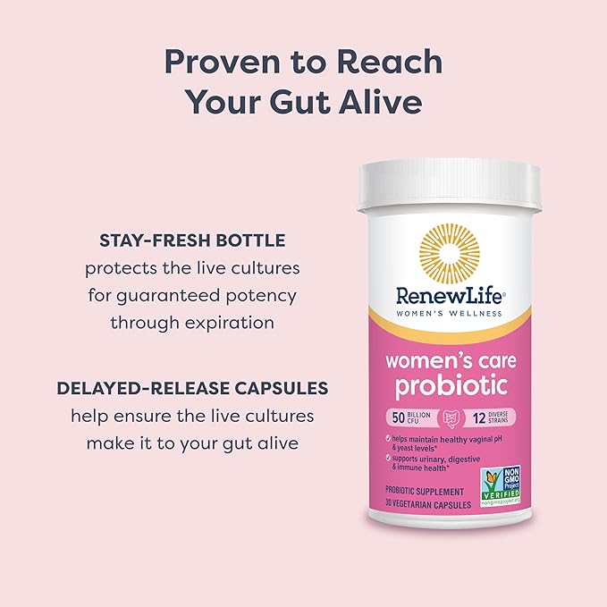 RenewLife Ultimate Flora Vaginal Formula 50 Billion CFU - 30 Capsules - Image 4