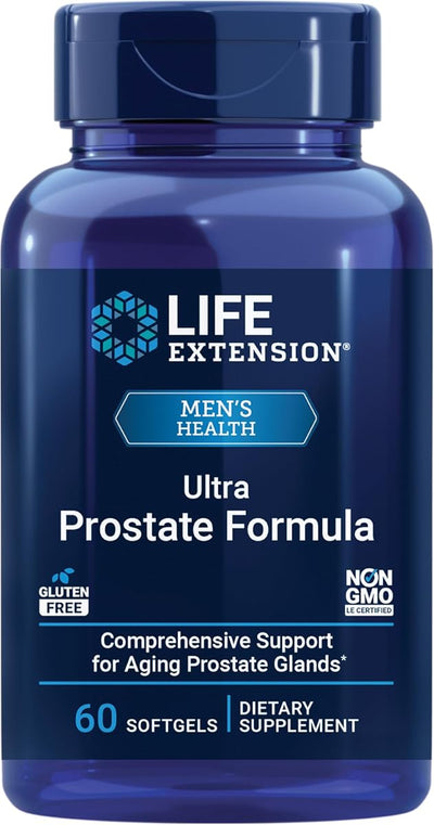 Life Extension Ultra Prostate Formula - Herbal Supplement - 60 Softgels
