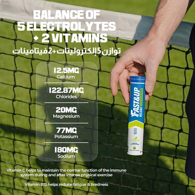 Fast&Up Reload Lemon & Lime - Electrolyte Tablets, 20 Pack - Image 6