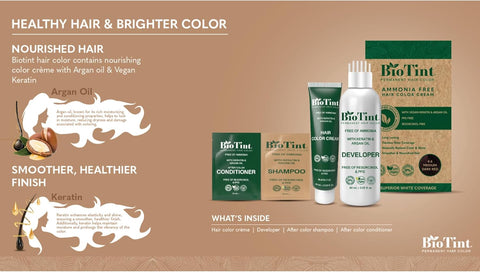 Biotint Permanent Hair Color 6.7 Dark Goldenblond 1'S 191054