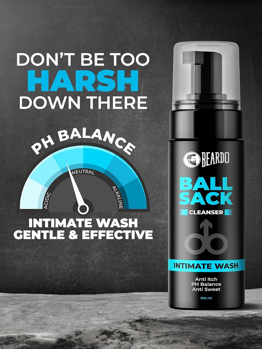 Beardo Ball Sack Intimate Wash - Foam Formula, Neem & Tea Tree - 100ml - Image 3